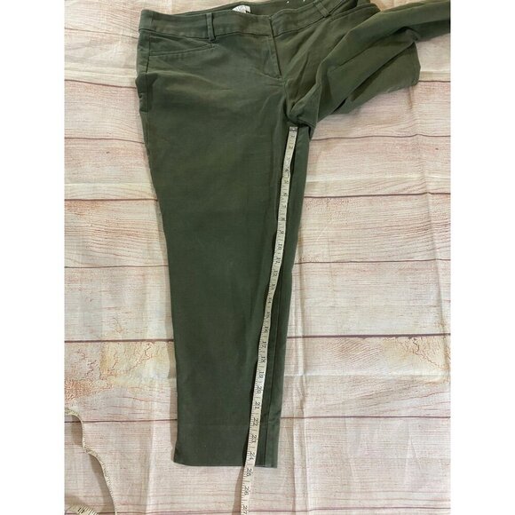 Loft Plus Women's Olive Green Marissa The Riviera Pant - 16 - Picture 4 of 14